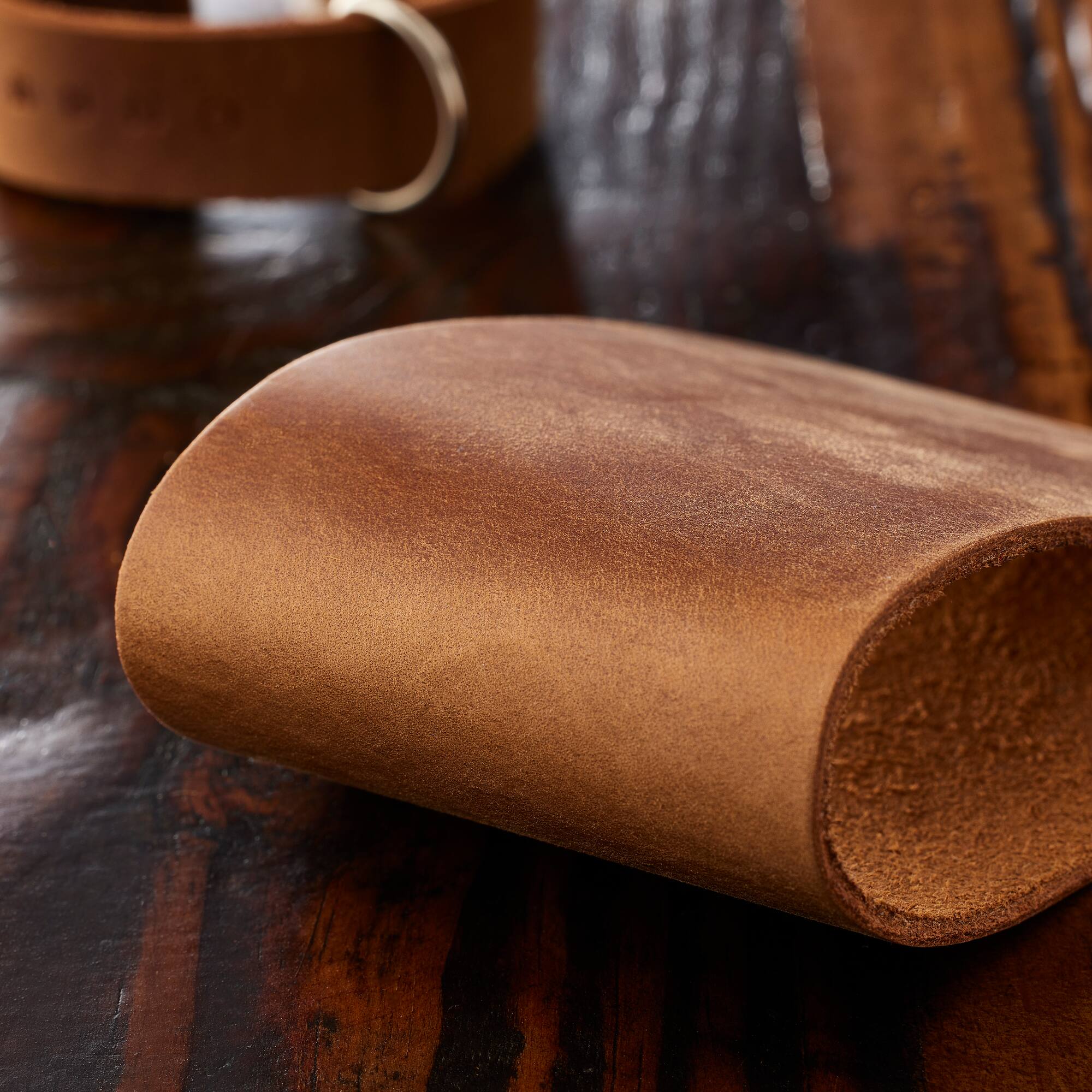 Natural Genuine Leather Trim Piece by ArtMinds™